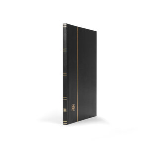 Insteekalbum A4, 16 bladzijden (Zwart ) - 9 stroken - Zwart - serie Basic, Kunstleder - afm: 230 x 305 x 20 ■ per st.