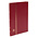 Insteekalbum A4, 16 bladzijden (Zwart ) - 9 stroken - Rood - serie Basic, Kunstleder - afm: 230 x 305 x 20 ■ per st.