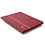 Insteekalbum A4, 16 bladzijden (Zwart ) - 9 stroken - Rood - serie Basic, Kunstleder - afm: 230 x 305 x 20 ■ per st.