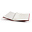 Insteekalbum A4, 32 bladzijden (Wit ) - 9 stroken - Rood - serie Basic, Kunstleder - afm: 230 x 305 x 30 ■ per st.