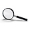 Handle magnifier, Classic model, Magnification factor 2,5x / 5x, Lens diameter Ø 75 mm.