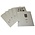 Supplement period: 1984-2015 - Aland - sheets for Basic album (48 pcs.) - Lindner, T preprint sheets (champagne colored)