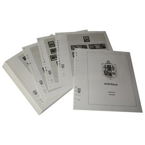 Nachtrag Zeitraum: 2004-2006 - Australien - Blätter für Basisalbum (47 Stk.) - Lindner, T Vordruckblätter (champagnerfarben)