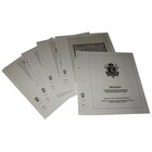 Supplement periode: 2002-2015 - België, type: R - bladen voor Dienst en Portzegels, Postzegelboekjes, Spoorwegen  (51 st.) - Lindner, T voordrukbladen (champagnekleurig)