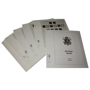 Supplement periode: 1849-1939 - België - bladen voor Basisalbum (47 st.) - Lindner, T voordrukbladen (champagnekleurig)