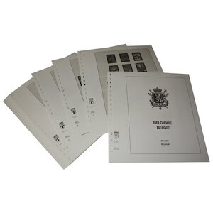 Nachtrag Zeitraum: 1965-1971 - Belgien - Blätter für Basisalbum (32 Stk.) - Lindner, T Vordruckblätter (champagnerfarben)