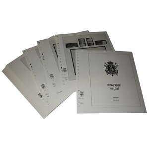 Supplement periode: 2007-2009 - België - bladen voor Basisalbum (44 st.) - Lindner, T voordrukbladen (champagnekleurig)