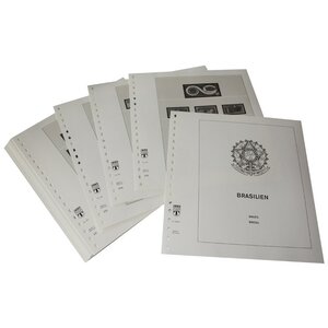 Supplement periode: 2001-2007 - Brazilië - bladen voor Basisalbum (41 st.) - Lindner, T voordrukbladen (champagnekleurig)