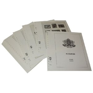 Supplement periode: 2007-2008 - Bulgarije - bladen voor Basisalbum (13 st.) - Lindner, T voordrukbladen (champagnekleurig)