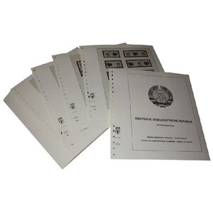 Nachtrag Zeitraum: 1955-1969 - D.D.R., Typ: Z - Blätter für Zusammendrucke (44 Stk.) - Lindner, T Vordruckblätter (champagnerfarben)