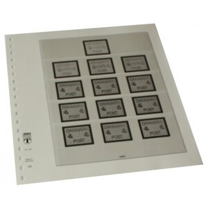 Supplement neutral values:  - Denmark, type: AS - sheet for Dispencer strips - Lindner, T preprint sheets (champagne colored)