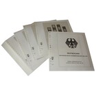 Supplement periode: 1933-1941 - Duitsland 1920-1949, type: Z - bladen voor Se-Tenant (samenhangende zegels) (40 st.) - Lindner, T voordrukbladen (champagnekleurig)