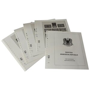 Nachtrag Zeitraum: 2003-2008 - Ägypten - Blätter für Basisalbum (27 Stk.) - Lindner, T Vordruckblätter (champagnerfarben)