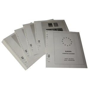 Nachtrag Zeitraum: 1993-2000 - Europa - C.E.P.T. - Blätter für Basisalbum (43 Stk.) - Lindner, T Vordruckblätter (champagnerfarben)