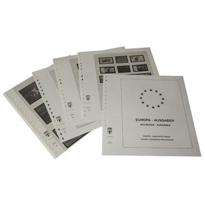Supplément de période: 2006-2015 - Europe - C.E.P.T. - feuilles pour Album de base (45 pcs.) - Lindner, T Feuilles pré-imprimées (couleur champagne)