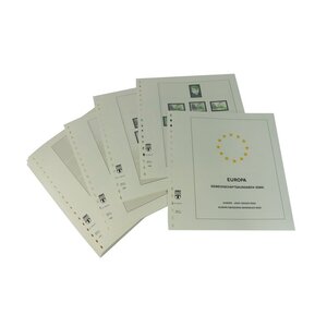 Supplement periode: 2020-2022 - Europa - C.E.P.T. - bladen voor Basisalbum (37 st.) - Lindner, T voordrukbladen (champagnekleurig)