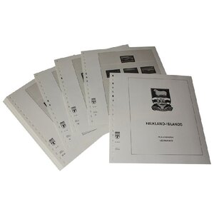 Supplement periode: 2010-2016 - Falkland eilanden - bladen voor Basisalbum (51 st.) - Lindner, T voordrukbladen (champagnekleurig)
