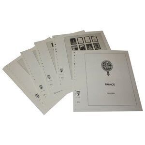 Nachtrag Zeitraum: 1940-1944 - Frankreich - Blätter für Basisalbum (17 Stk.) - Lindner, T Vordruckblätter (champagnerfarben)
