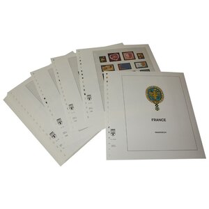 Nachtrag Zeitraum: 2003-2005 - Frankreich - Blätter für Basisalbum (38 Stk.) - Lindner, T Vordruckblätter (champagnerfarben)