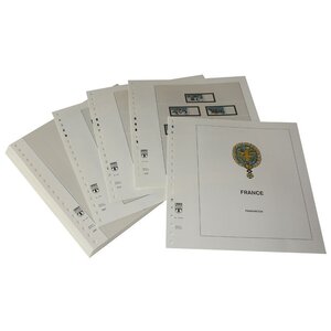 Supplément de période: 2006-2008 - France - feuilles pour Album de base (50 pcs.) - Lindner, T Feuilles pré-imprimées (couleur champagne)