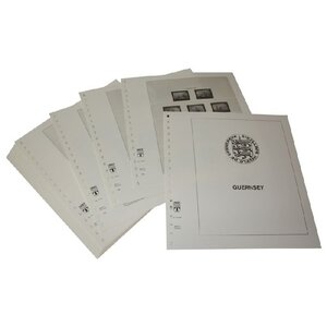 Supplement periode: 2009-2016 - Guernsey - bladen voor Basisalbum (48 st.) - Lindner, T voordrukbladen (champagnekleurig)