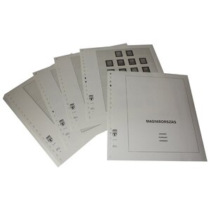 Supplément de période: 1871-1925 - Hongrie - feuilles pour Album de base (30 pcs.) - Lindner, T Feuilles pré-imprimées (couleur champagne)