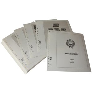 Supplément de période: 1963-1967 - Hongrie - feuilles pour Album de base (58 pcs.) - Lindner, T Feuilles pré-imprimées (couleur champagne)