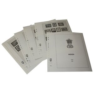 Supplement periode: 2004-2007 - India - bladen voor Basisalbum (32 st.) - Lindner, T voordrukbladen (champagnekleurig)