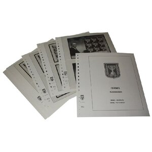 Supplement periode: 2019-2022 - Israël, type: K - bladen voor Velletjes (40 st.) - Lindner, T voordrukbladen (champagnekleurig)