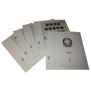 Supplement periode: 1945-1959 - Italië - bladen voor Basisalbum (32 st.) - Lindner, T voordrukbladen (champagnekleurig)
