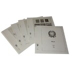 Supplement periode: 2012-2015 - Italië - bladen voor Basisalbum (45 st.) - Lindner, T voordrukbladen (champagnekleurig)