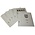 Supplement period: 1990-2005 - Lithuania - sheets for Basic album (47 pcs.) - Lindner, T preprint sheets (champagne colored)