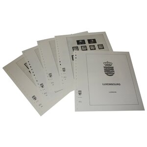 Supplement periode: 2016-2022 - Luxemburg - bladen voor Basisalbum (31 st.) - Lindner, T voordrukbladen (champagnekleurig)