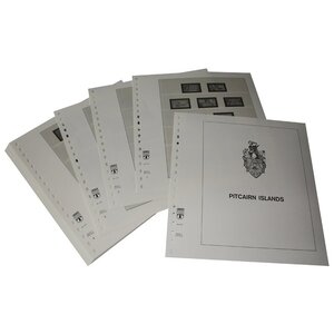 Supplément de période: 1940-1985 - Îles Pitcairn - feuilles pour Album de base (30 pcs.) - Lindner, T Feuilles pré-imprimées (couleur champagne)