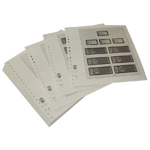 Supplément de période: 2021-2022 - Portugal, type: A - feuilles pour Bandes Automatiques (12 pcs.) - Lindner, T Feuilles pré-imprimées (couleur champagne)
