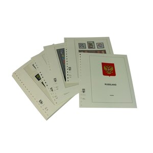 Supplément de période: 2019-2020 - République de Russie - feuilles pour Album de base (44 pcs.) - Lindner, T Feuilles pré-imprimées (couleur champagne)