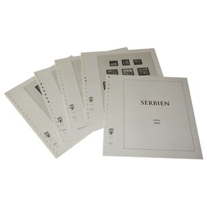 Supplément de période: 2006-2015 - Serbie - feuilles pour Album de base (49 pcs.) - Lindner, T Feuilles pré-imprimées (couleur champagne)