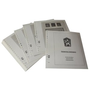 Supplement periode: 1945-1952 - Tsjecho-Slowakije - bladen voor Basisalbum (37 st.) - Lindner, T voordrukbladen (champagnekleurig)