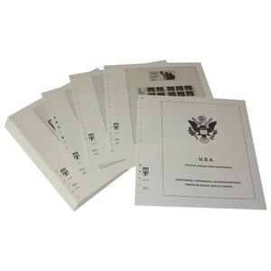 Nachtrag Zeitraum: 2001-2008 - Vereinigde Staaten, Typ: R - Blätter für Selbstklebende Briefmarken (48 Stk.) - Lindner, T Vordruckblätter (champagnerfarben)