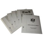 Nachtrag Zeitraum: 1978-1983 - Vereinigde Staaten - Blätter für Basisalbum (37 Stk.) - Lindner, T Vordruckblätter (champagnerfarben)