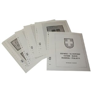 Supplement periode: 2021-2022 - Zwitserland, type: K - bladen voor Velletjes (18 st.) - Lindner, T voordrukbladen (champagnekleurig)