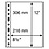 Insert sheets - Grande (1C), 1 compartment(s): sheets - Transparent4 Rings