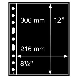 Insert sheets - Grande (1S), 1 compartment(s): sheets - Black4 Rings