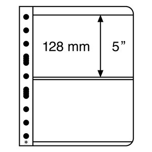 Insert sheets - Vario (2C), 2 compartment(s): sheets - Transparent4 Rings