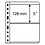 Insert sheets - Vario (2C), 2 compartment(s): sheets - Transparent4 Rings