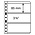 Insteekbladen - Vario (3C), 3 vaks indeling: 193 x 85 mm - Transparent 4 Rings - afm: 216 x 280 mm ■ per 5 stuks