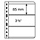 Insert sheets - Vario (3C), 3 compartment(s): sheets - Transparent4 Rings