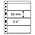 Einsteckblätter - Vario (4C), 4 er Einteilung: 193 x 63 mm - Transparent4 Ringe - Abm: 216 x 280 mm ■ pro 5 Stück