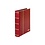Insteekalbum A4, 64 bladzijden (Zwart ) - 9 stroken - Rood - serie Elegant, Kunstleder - afm: 230 x 305 x 55 ■ per st.