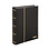 Insteekalbum A4, 64 bladzijden (Zwart ) - 9 stroken - Blauw - serie Elegant, Kunstleder - afm: 230 x 305 x 55 ■ per st.